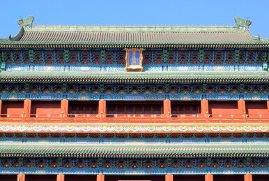 正阳门局部特写