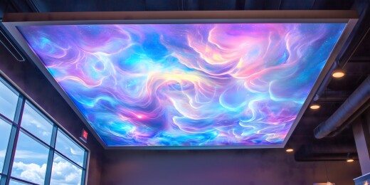 梦幻星空吊顶设计