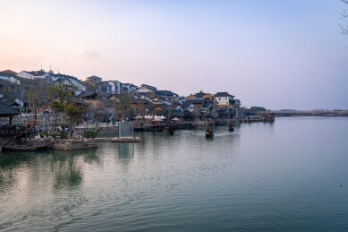 宜兴窑湖小镇风景