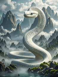 白蛇卧仙山
