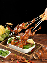 烧烤香辣烤鹌鹑