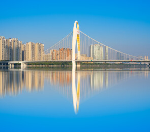广州猎德大桥美景