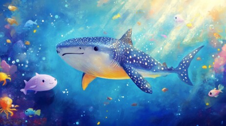 鲸鲨漫游梦幻海洋