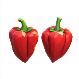 新鲜红甜椒