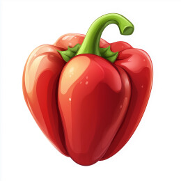 新鲜红甜椒