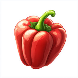 新鲜红甜椒