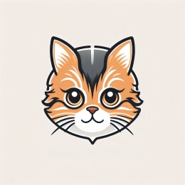 猫咪标识贴纸
