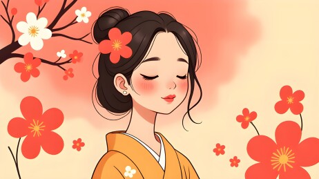 和风丽人的优雅意境