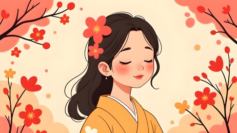 和风丽人的优雅意境