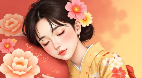 和风丽人的优雅意境