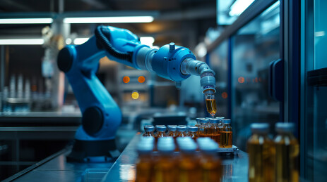 全自动制药厂机械臂