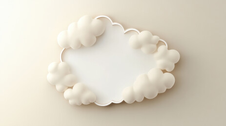 云朵造型的装饰灯