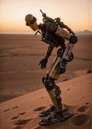废土风格的机器人