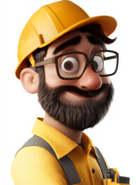 憨厚工人形象展示