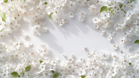 花海中的清新自然风光