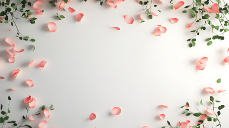 花海中的清新自然风光