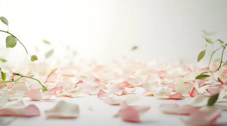 花海中的清新自然风光