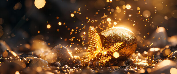 蝴蝶破茧瞬间背景