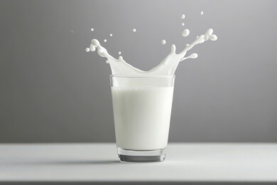 牛奶飞溅的瞬间