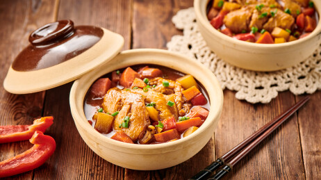 中餐美食家常菜 砂锅三汁焖鸡翅