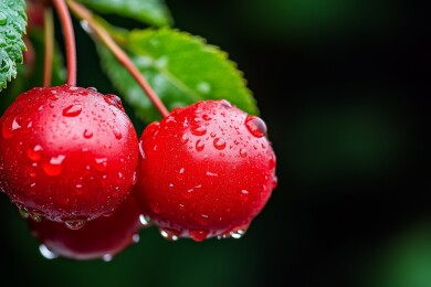 雨后红樱桃