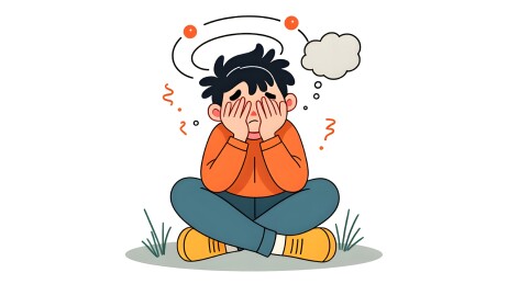 沮丧的男孩