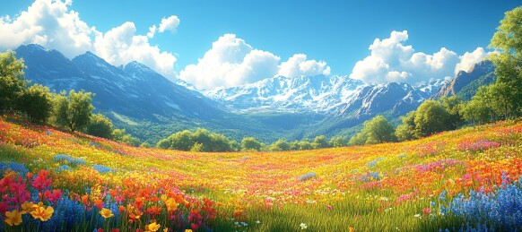 春花盛放的喜悦