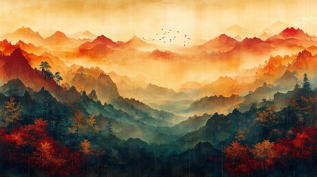 云烟墨彩梦幻境