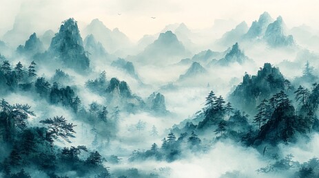 云烟墨彩梦幻境