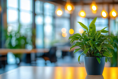 夜晚的城市灯光