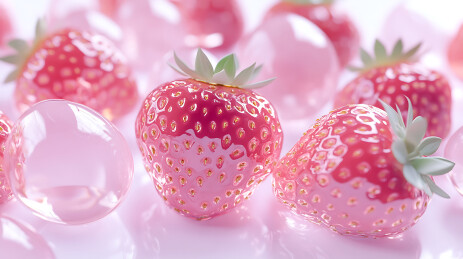 粉色草莓道具