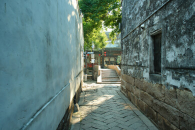 江南水乡同里古镇小巷