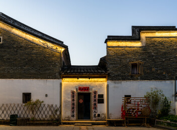 中国惠州墨园村乡村振兴古村落风光