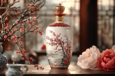 白瓷花窗古典