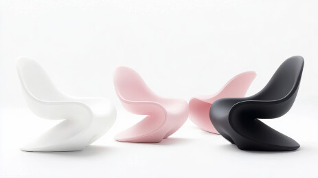 简约塑料椅设计