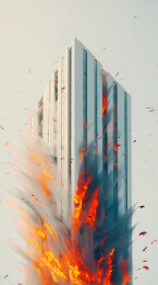 烈焰焚城插图背景