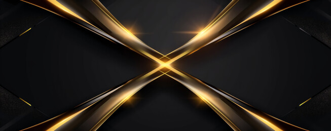 黑金色X型光轨科技背景