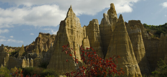 云南楚雄元谋浪巴铺土林风光