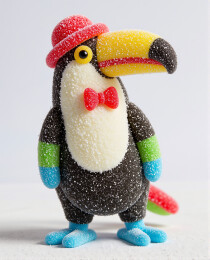 卡通彩色IP大嘴鸟