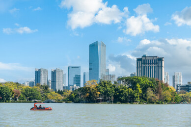 广东惠州市惠州西湖旅游景区1月风景