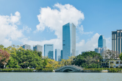 广东惠州市惠州西湖旅游景区1月风景