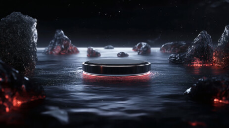 科技感未来感深色摆台