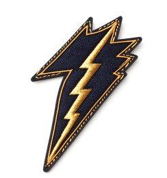 牛仔布闪电图案