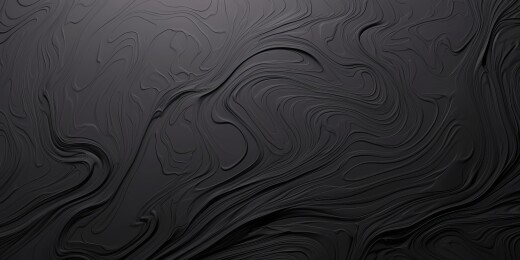 深灰色立体卷曲花纹图案