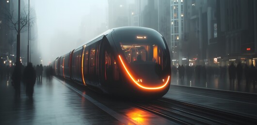 未来都市轻轨列车