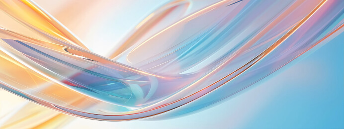 渐变波纹线流体科技背景