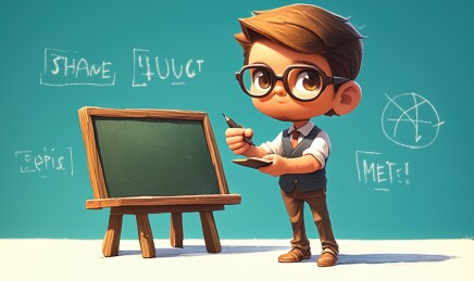 学校课堂教师正在知识讲解