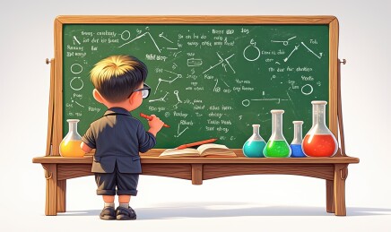 课堂科普化学实验课试管试验