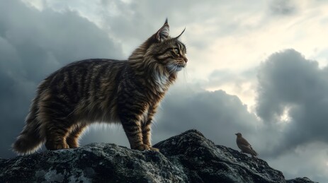 霸气的狸花猫