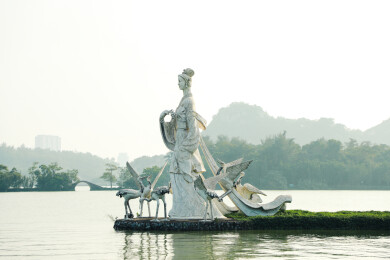 肇庆七星岩禾花仙女像